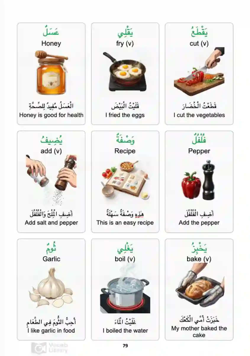 Cooking Vocabulary